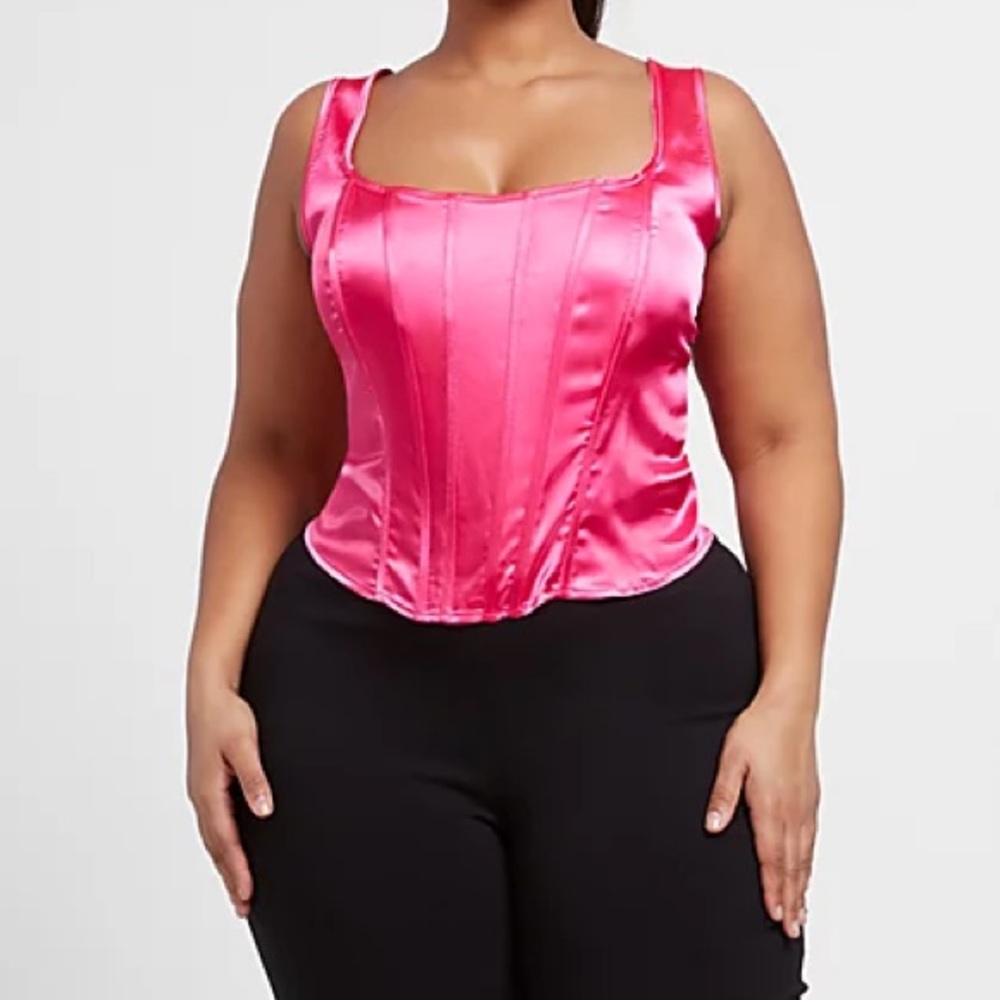 Hot Pink Corset Top
